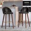2pc Cullimore Contemporary Channel Stitch Counter Height Barstools - Christopher Knight Home