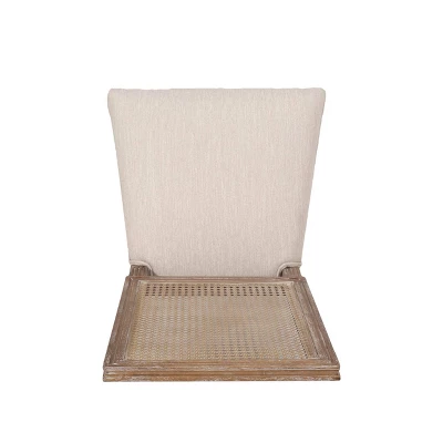 Set Of 4 Regina French Country Wood And Cane Upholstered Dining Chairs - Christopher Knight Home 6 Set Of 4 Regina French Country Wood And Cane Upholstered Dining Chairs - Christopher Knight Home - Image 6