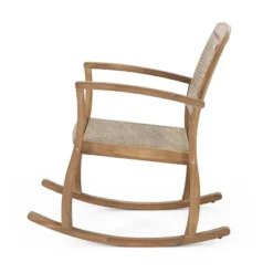 Welby Outdoor Acacia Wood/Wicker Rocking Chair Light Brown - Christopher Knight Home 9 Welby Outdoor Acacia Wood/Wicker Rocking Chair Light Brown - Christopher Knight Home -Furniture Promotion Series GUEST a1a3e859 94b5 447f b19e 1a48975bca66