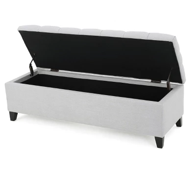 Ottilie Storage Ottoman - Christopher Knight Home 2 Ottilie Storage Ottoman - Christopher Knight Home - Image 2