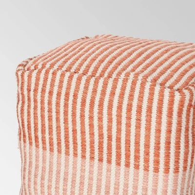 Saffron Boho Pouf Orange - Christopher Knight Home 3 Saffron Boho Pouf Orange - Christopher Knight Home - Image 3