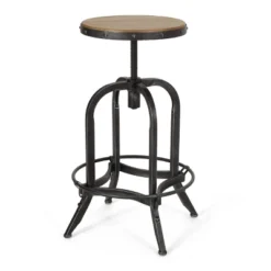 2pc Farmdale Industrial Firwood Adjustable Height Swivel Counter Height Barstools Antique Natural/Pewter - Christopher Knight Home 11 2pc Farmdale Industrial Firwood Adjustable Height Swivel Counter Height Barstools Antique Natural/Pewter - Christopher Knight Home -Furniture Promotion Series GUEST a3ad2250 e107 46f8 b155 fb14e222957c