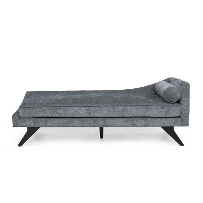 Cagle Mid Century Modern Fabric Chaise Lounge - Christopher Knight Home 10 Cagle Mid Century Modern Fabric Chaise Lounge - Christopher Knight Home - Image 10