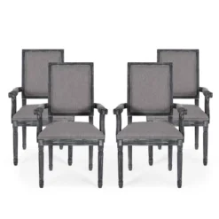 Set Of 4 Maria French Country Wood Upholstered Dining Chairs - Christopher Knight Home 27 Set Of 4 Maria French Country Wood Upholstered Dining Chairs - Christopher Knight Home -Furniture Promotion Series GUEST a4f74a13 8a7d 41ca a1a9 aa431ce0f7b3