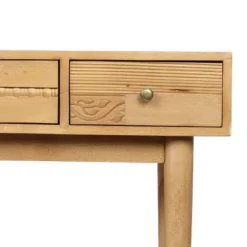 Warthen Boho Handcrafted 4 Drawer Console Table Natural - Christopher Knight Home -Furniture Promotion Series GUEST a5670d8e 6de9 4de2 8957 b683b3d97724