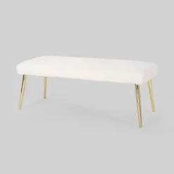 Capernaum Faux Fur Bench - Christopher Knight Home -Furniture Promotion Series GUEST a64fe17d a6bf 4e7c af53 dfe620fa0a1e