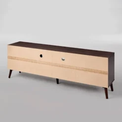 2pc Daru Mid-Century Entertainment Center Set Walnut - Christopher Knight Home -Furniture Promotion Series GUEST a72c2037 3cca 4bce ae56 c8518ea7dedb