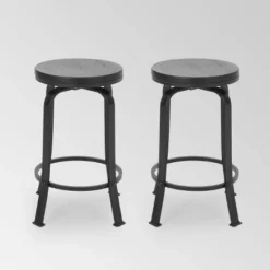 Set Of 2 Skyla Modern Industrial Swivel Counter Height Barstool - Christopher Knight Home -Furniture Promotion Series GUEST a73d5f1a 0f8d 4b1b 9e38 1537e96ff493