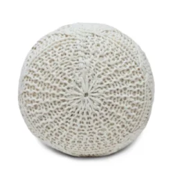 Morven Handmade Boho Fabric Pouf Cream - Christopher Knight Home 8 Morven Handmade Boho Fabric Pouf Cream - Christopher Knight Home -Furniture Promotion Series GUEST a83894a1 f04d 41db 90e8 65560cbcbfc6