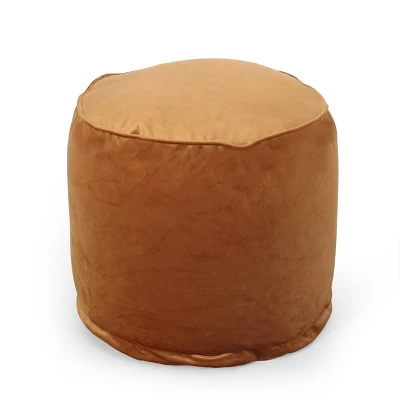 Gwinnett Modern Velveteen Cylinder Pouf - Christopher Knight Home 7 Gwinnett Modern Velveteen Cylinder Pouf - Christopher Knight Home - Image 7