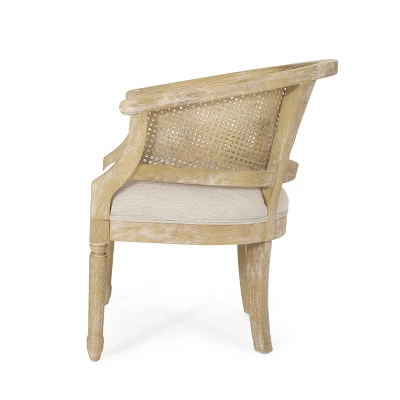 Steinaker French Country Wood And Cane Accent Chair - Christopher Knight Home 2 Steinaker French Country Wood And Cane Accent Chair - Christopher Knight Home - Image 2