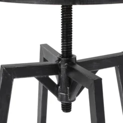 Set Of 2 Alanis Modern Industrial Firwood Adjustable Height Swivel Barstools Natural/Black Brushed Silver - Christopher Knight Home -Furniture Promotion Series GUEST a945a8da e955 45d0 a70b ed2eb06d4381