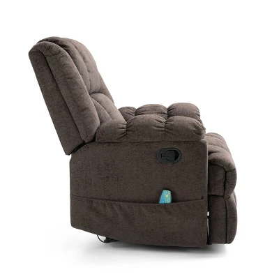 Coosa Contemporary Pillow Tufted Massage Recliner - Christopher Knight Home 5 Coosa Contemporary Pillow Tufted Massage Recliner - Christopher Knight Home - Image 5