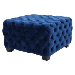 Jaymee New Velvet Ottoman - Christopher Knight Home -Furniture Promotion Series GUEST ac902f12 5271 454d a6da 31bf20722bea