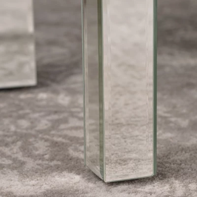 Amara 2 Drawer Side Table Mirror Finished - Christopher Knight Home 3 Amara 2 Drawer Side Table Mirror Finished - Christopher Knight Home - Image 3