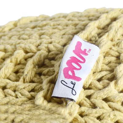 Yuny Handcrafted Modern Fabric Pouf - Christopher Knight Home 6 Yuny Handcrafted Modern Fabric Pouf - Christopher Knight Home - Image 6