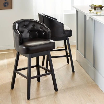 Set Of 2 30.5" Ogden Barstool Brown - Christopher Knight Home 7 Set Of 2 30.5" Ogden Barstool Brown - Christopher Knight Home - Image 7