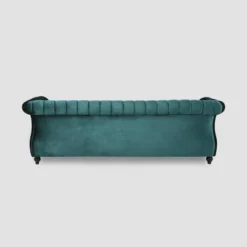 Bowie Modern Glam Velvet Sofa Teal - Christopher Knight Home -Furniture Promotion Series GUEST b0077f42 d7fe 4aa7 97a8 f05153ef47e4