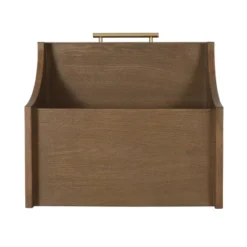 Boyes Contemporary End Table With Hutch Walnut/Natural/Antique Gold - Christopher Knight Home -Furniture Promotion Series GUEST b00e93c9 3b31 4f4e 91d3 1eff8c33be96