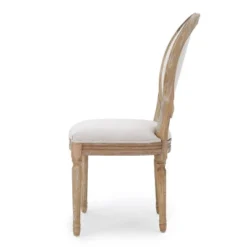 Set Of 4 Phinnaeus French Country Fabric Dining Chairs Beige/Natural - Christopher Knight Home -Furniture Promotion Series GUEST b1354692 6859 4028 817b e0ffbe800604