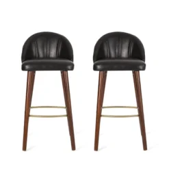 2pc Cullimore Contemporary Channel Stitch Counter Height Barstools - Christopher Knight Home -Furniture Promotion Series GUEST b2075cad d245 4ad1 89e7 ad4c5370388c
