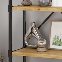 Greenwood Industrial Iron Four Shelf Bookcase - Christopher Knight Home -Furniture Promotion Series GUEST b23add82 82cf 4168 9265 448a05abd192