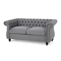 Somerville Traditional Chesterfield Loveseat - Christopher Knight Home -Furniture Promotion Series GUEST b2b21039 7c61 4a02 b57b 1a337cc33b73