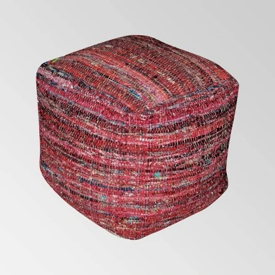 Cadieux Fabric Pouf - Christopher Knight Home 6 Cadieux Fabric Pouf - Christopher Knight Home - Image 6