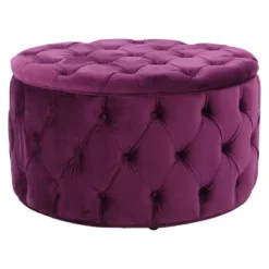 Zelfa New Velvet Ottoman - Christopher Knight Home -Furniture Promotion Series GUEST b2fddeeb a069 4b5f aeba 2bfa7ab09fc1
