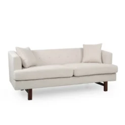 Mableton Mid-Century Modern Upholstered 3 Seater Sofa - Christopher Knight Home -Furniture Promotion Series GUEST b52e1b44 1b0f 470d a7a4 a71963e03d0e