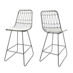 Set Of 2 Walcott Modern Iron Counter Height Barstools - Christopher Knight Home -Furniture Promotion Series GUEST b5d1a02a d568 4537 8970 0ccd8d75ac61