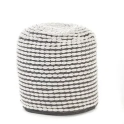 Rococco Round Pouf Ottoman - Christopher Knight Home -Furniture Promotion Series GUEST b5fc0bf5 283f 43f4 bf63 6dd8003ceaed