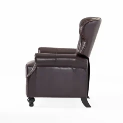 Walder Bonded Leather Press-Back Recliner Club Chair Brown - Christopher Knight Home -Furniture Promotion Series GUEST b838a921 9773 46a2 8bea 71217fd91c10