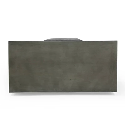 Wolfe Handcrafted Boho Mango Wood 3 Drawer Cabinet Gray/Natural - Christopher Knight Home 5 Wolfe Handcrafted Boho Mango Wood 3 Drawer Cabinet Gray/Natural - Christopher Knight Home - Image 5