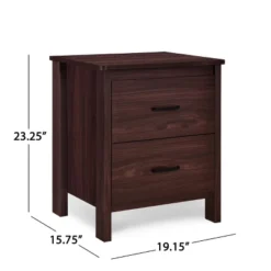 3pc Olimont Contemporary Dresser And Nightstand Set Walnut - Christopher Knight Home -Furniture Promotion Series GUEST bb0e23a6 1e36 4a3f a176 81e1c6fe7f3b 2
