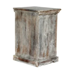 Tijeras Handcrafted Boho Mango Wood Nightstand Distressed White - Christopher Knight Home -Furniture Promotion Series GUEST bc3096f4 0521 42e1 a7b2 b21d0e5710b1