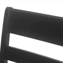 2pc Benner Farmhouse Upholstered Wood Counter Height Barstools Black - Christopher Knight Home -Furniture Promotion Series GUEST bd783af8 94aa 4b61 ad87 43c8c8920d78