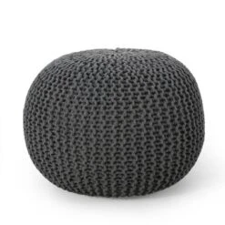 Nahunta Modern Knitted Cotton Round Pouf - Christopher Knight Home 23 Nahunta Modern Knitted Cotton Round Pouf - Christopher Knight Home -Furniture Promotion Series GUEST bdc641f5 a2e7 44d3 82f8 47ec412a83d7