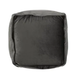 Caney Modern Velveteen Cube Pouf - Christopher Knight Home -Furniture Promotion Series GUEST bdc73e7a 10c1 4f10 8c12 8b13cc9389cb