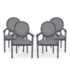Set Of 4 Judith French Country Wood Upholstered Dining Chairs - Christopher Knight Home -Furniture Promotion Series GUEST be6087e5 abe1 4f1d 8eba 9d289ae30dfe