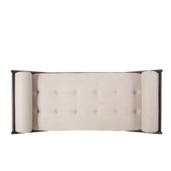 Rayle Contemporary Tufted Chaise Lounge With Rolled Accent Pillows - Christopher Knight Home 14 Rayle Contemporary Tufted Chaise Lounge With Rolled Accent Pillows - Christopher Knight Home -Furniture Promotion Series GUEST bee12a12 b8ac 4721 8b1c 07106859cfe1