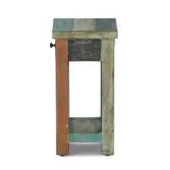 Meader Boho Handmade Distressed Mango Wood End Table - Christopher Knight Home -Furniture Promotion Series GUEST c001323c a6cd 4e26 860c ced6416e5c52