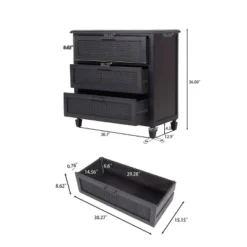 Newell Rustic Acacia Wood And Cane 3 Drawer Dresser Dark Gray - Christopher Knight Home 15 Newell Rustic Acacia Wood And Cane 3 Drawer Dresser Dark Gray - Christopher Knight Home -Furniture Promotion Series GUEST c1a90296 4dd4 4fb7 987e 80d5729c1a92