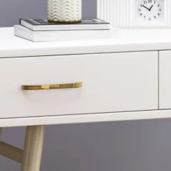 Dehaviland Modern Wood Vanity Table White/Champagne Gold - Christopher Knight Home 6 Dehaviland Modern Wood Vanity Table White/Champagne Gold - Christopher Knight Home -Furniture Promotion Series GUEST c32258d7 890a 4423 a388 d00834a74210