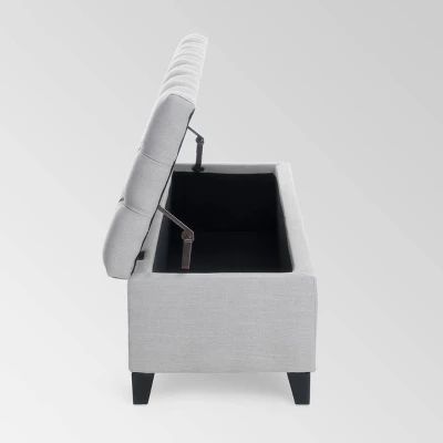 Ottilie Storage Ottoman - Christopher Knight Home 4 Ottilie Storage Ottoman - Christopher Knight Home - Image 4