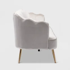 Reitz Modern Glam Velvet Channel Stitch 3 Seater Shell Sofa - Christopher Knight Home -Furniture Promotion Series GUEST c5421ab3 3407 4fb4 8620 8e8e41e591b5