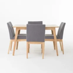 5pc Kwame 50" Dining Set - Christopher Knight Home -Furniture Promotion Series GUEST c5463544 f366 4dcc 8588 b97efa73dcd7
