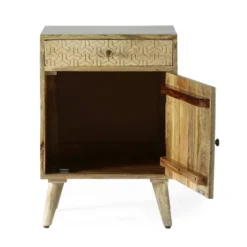 Lytle Boho Handcrafted Mango Wood Nightstand With Storage Natural - Christopher Knight Home 12 Lytle Boho Handcrafted Mango Wood Nightstand With Storage Natural - Christopher Knight Home -Furniture Promotion Series GUEST c6b220cf 1e08 47c8 9ab9 635e76a11a99