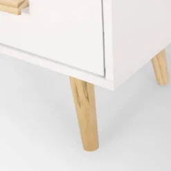 Payson Mid-Century Modern 3 Drawer Tiered Cabinet Matte White - Christopher Knight Home -Furniture Promotion Series GUEST c6e89d61 2dca 451d 8d2e f349fdaeaa97