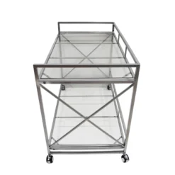 Ignatius Industrial Modern Bar Cart Silver - Christopher Knight Home 9 Ignatius Industrial Modern Bar Cart Silver - Christopher Knight Home -Furniture Promotion Series GUEST c74d1628 58c4 46a8 bc14 f1c0f418aae9